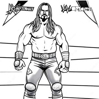 Page A Colorier Wwe En Niveaux De Gris 43061-35855