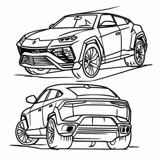 Page A Colorier Lamborghini Urus 43102-35878