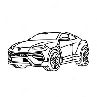 Page A Colorier Lamborghini Urus Sportive 43103-35885