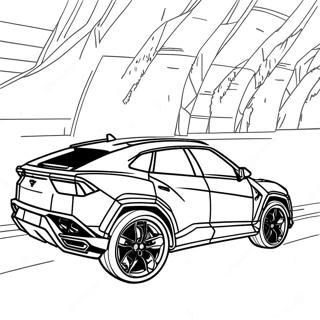 Page A Colorier Lamborghini Urus Sportive 43103-35887