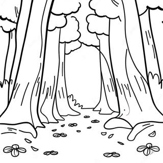 Page A Colorier De La Foret 4310-3476