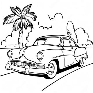 Page A Colorier Voiture Retro Des Annees 1950 43122-35895