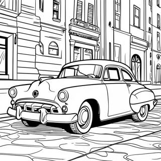 Page A Colorier Voiture Retro Des Annees 1950 43122-35896