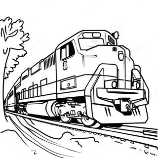 Page A Colorier De Train Csx 43172-35930