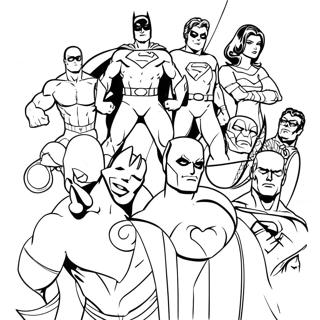 Page A Colorier Super Heros Dc 431-342