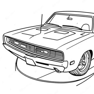 Page A Colorier De La Dodge Charger Classique De 1969 43212-35968