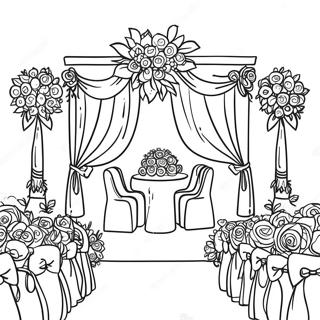 Page A Colorier Dune Ceremonie De Mariage Elegante 43223-35978