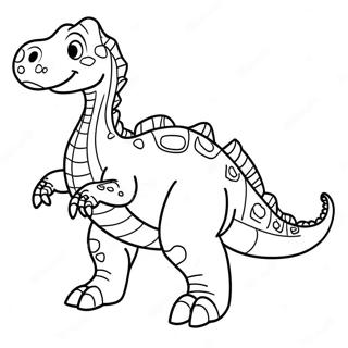 Page A Colorier Dun Grand Dinosaure 43242-35988