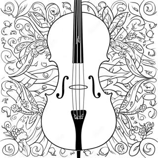 Page A Colorier De Violoncelle 43252-35994