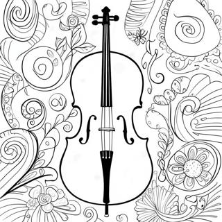 Page A Colorier De Violoncelle 43252-35995