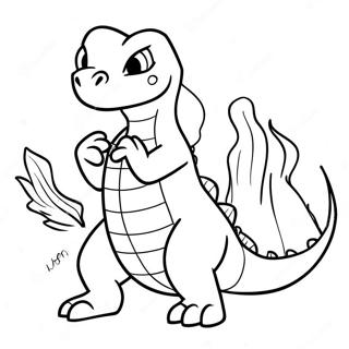 Page A Colorier De Charmeleon En Action 43273-36022