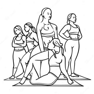 Page A Colorier Des Poses De Yoga Lululemon 43293-36033