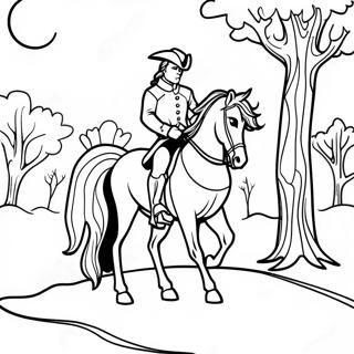 Page A Colorier Du Cavalier De Sleepy Hollow 43333-36069