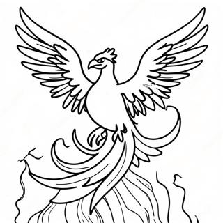 Page A Colorier Du Phenix Renaissant De Ses Cendres 43352-36079