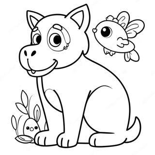 Page A Colorier Des Animaux Therapeutiques 43383-36108