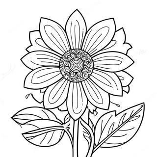 Page A Colorier De La Fleur Detat Du Nebraska 43392-36115