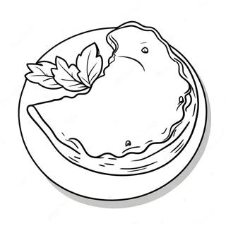 Page A Colorier De Tranche De Tarte Aux Pommes Delicieuse 43413-36134