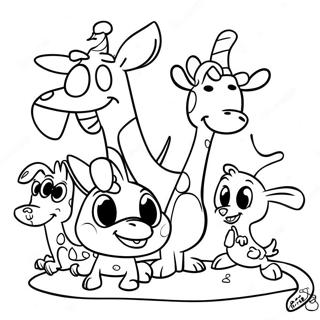 Page A Colorier De Rocko Et Ses Amis 43423-36141