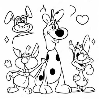 Page A Colorier De Rocko Et Ses Amis 43423-36142