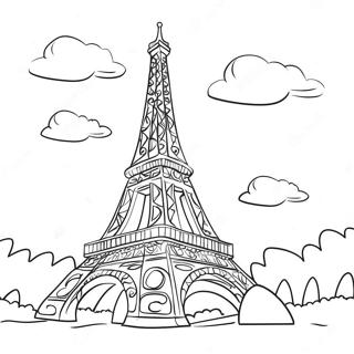 Page A Colorier Tour Eiffel 43492-36190