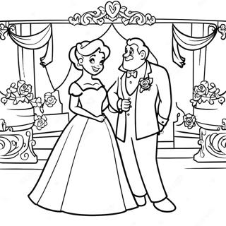 Page A Colorier Mariage Disney 43562-36243