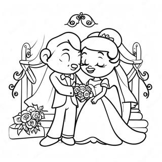 Page A Colorier Mariage Disney 43562-36244