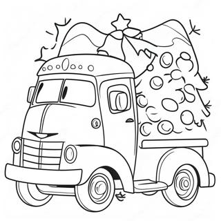 Page A Colorier Camion De Noel 43572-36258