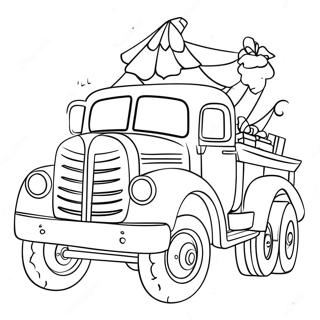 Page A Colorier Camion De Noel 43572-36259