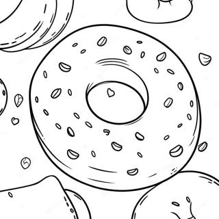 Bagel Pages À Colorier