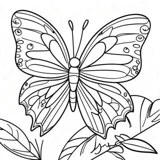 Page A Colorier Papillon Leafwing Colore 43623-36297