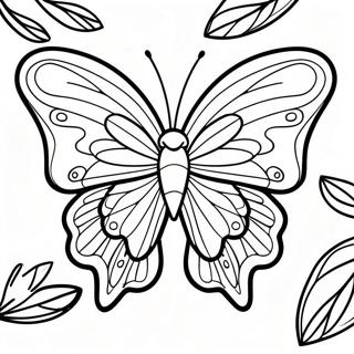 Page A Colorier Papillon Leafwing Colore 43623-36299