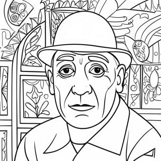 Pablo Picasso Pages À Colorier