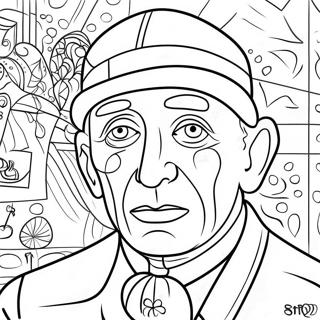 Page A Colorier Pablo Picasso 43642-36306