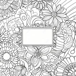 Page A Colorier Note De Remerciement Elegante 43653-36322