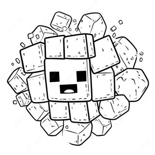 Minecraft Tnt Pages À Colorier