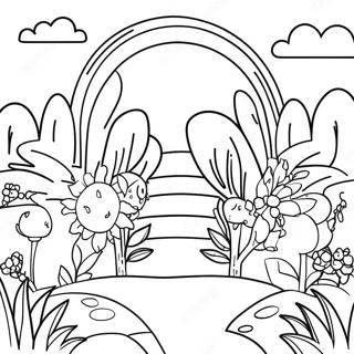 Page A Colorier Jardin Reconnaissant 43783-36429