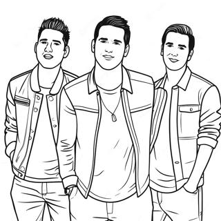 Page A Colorier De Big Time Rush 43852-36482