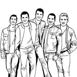 Page A Colorier De Big Time Rush 43852-36483