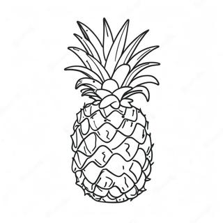 Page A Colorier Ananas 4390-3539