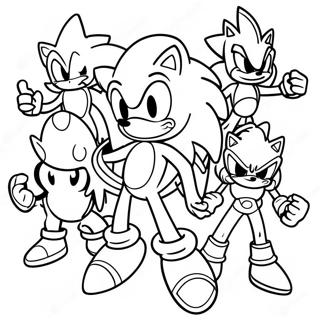 Personnages Sonic Prime Nine A Colorier 43943-36554