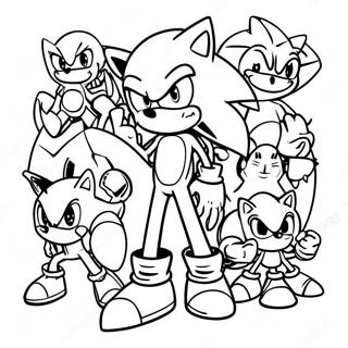 Personnages Sonic Prime Nine A Colorier 43943-36555