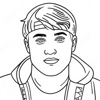 Page A Colorier De Jake Paul 43992-36575