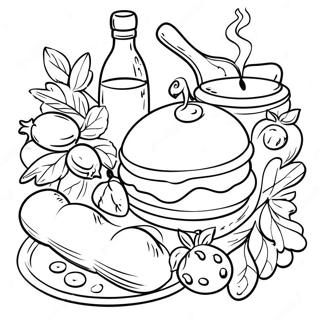 Page A Colorier De La Cuisine Italienne 44002-36600