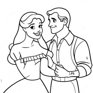 Couples Disney Pages À Colorier