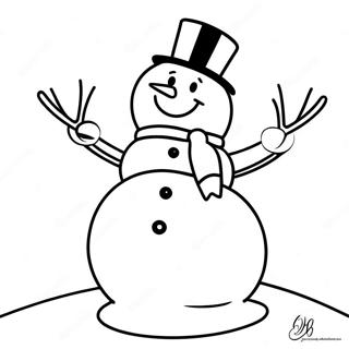 Frosty Le Bonhomme De Neige Pages À Colorier