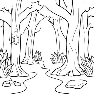 Page A Colorier De La Foret Enchantee 44102-36675