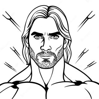 Page A Colorier Seth Rollins Wwe 44232-36790