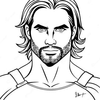 Page A Colorier Seth Rollins Wwe 44232-36791