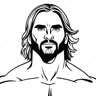 Page A Colorier De Seth Rollins En Action 44233-36786