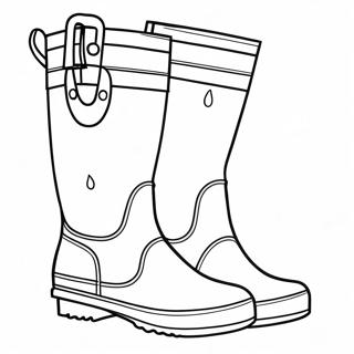 Page A Colorier Des Bottes De Pluie 44292-36825